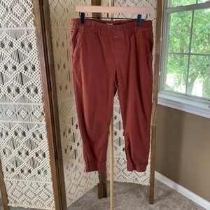 Levis Joggers Relaxed Stretch‎ Twill Pants Brick Red Medium
